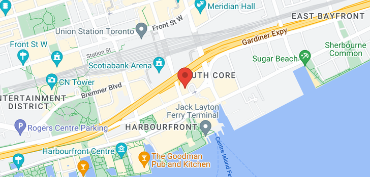 map of #3505 -33 BAY ST